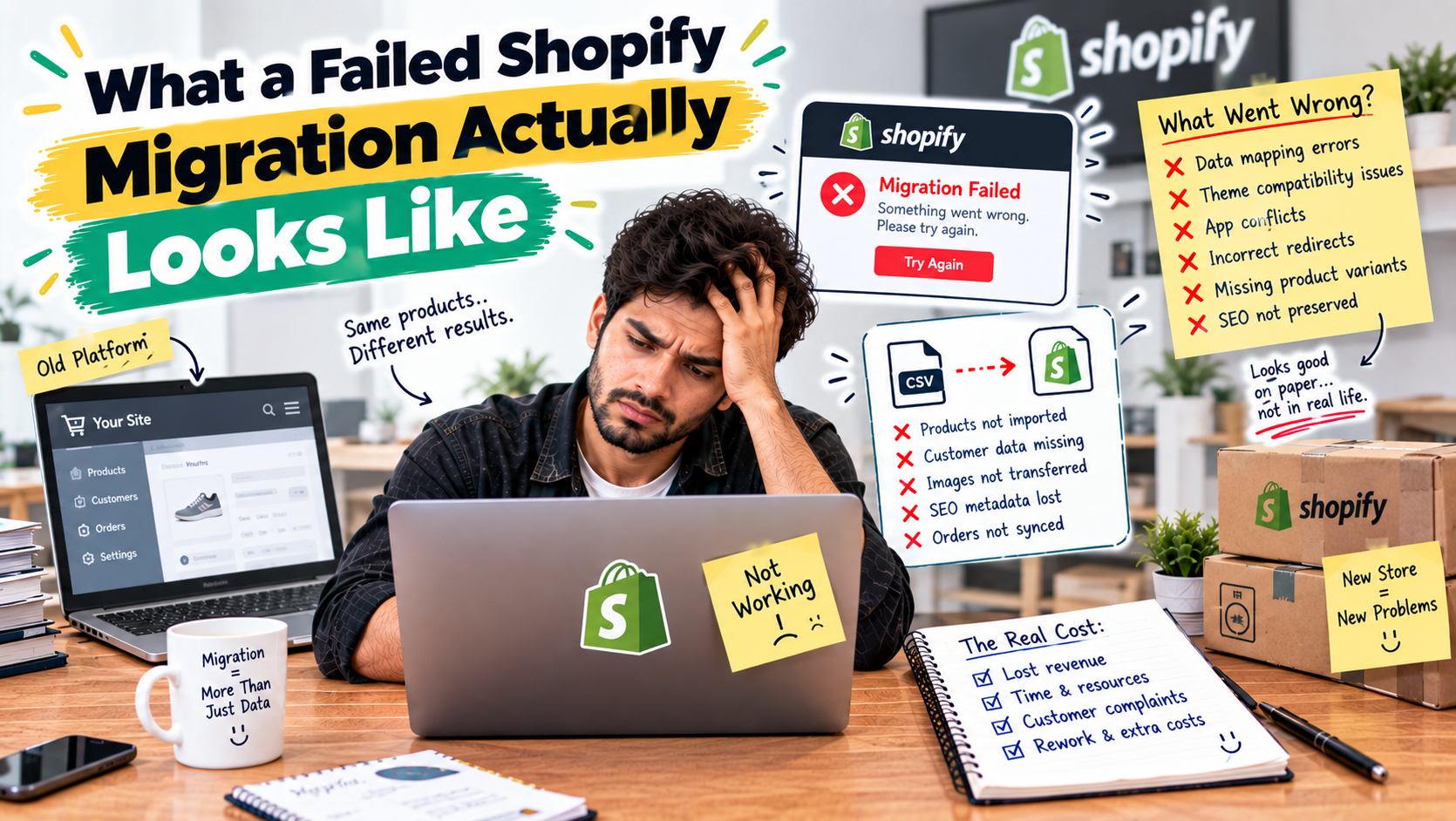 What a Failed Shopify Migration Actually Looks Like