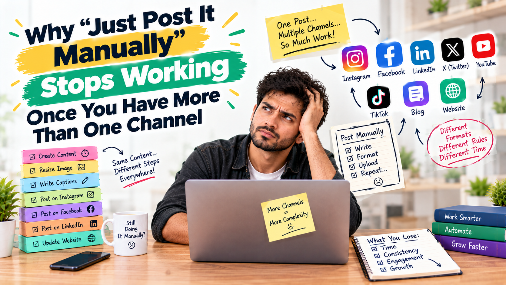 Why "Just Post It Manually" Stops Working Once You Have More Than One Channel