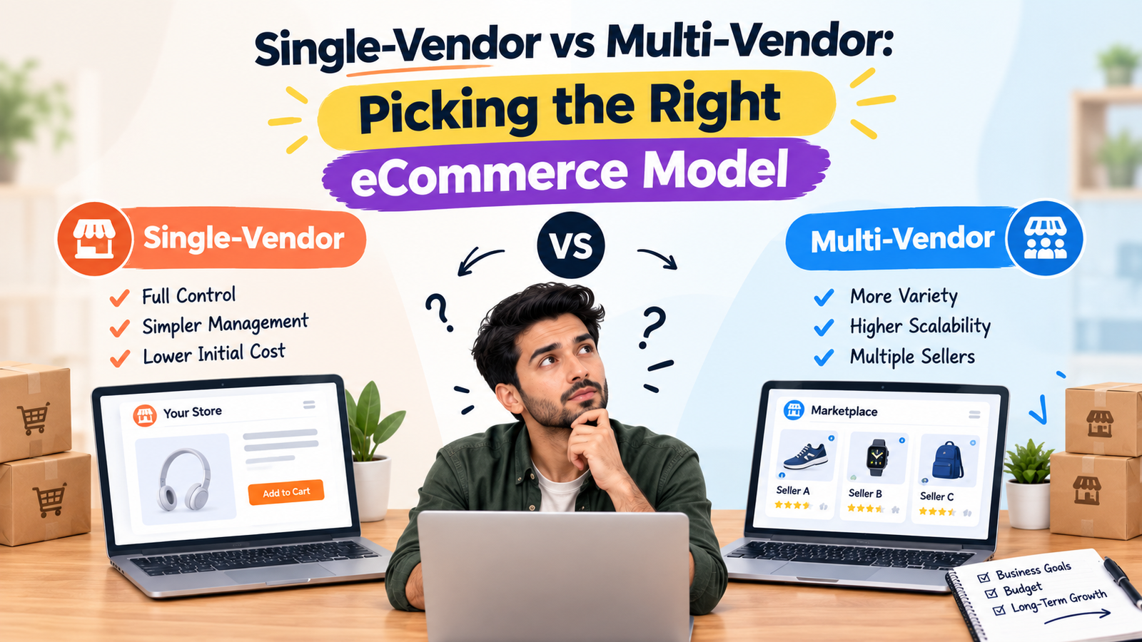 Single-Vendor vs Multi-Vendor: Picking the Right eCommerce Model
