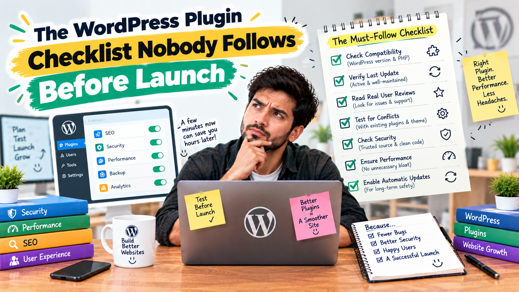 The WordPress Plugin Checklist Nobody Follows Before Launch